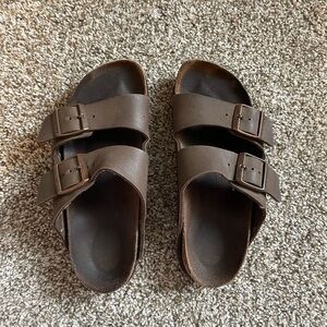 Brown Birkenstocks